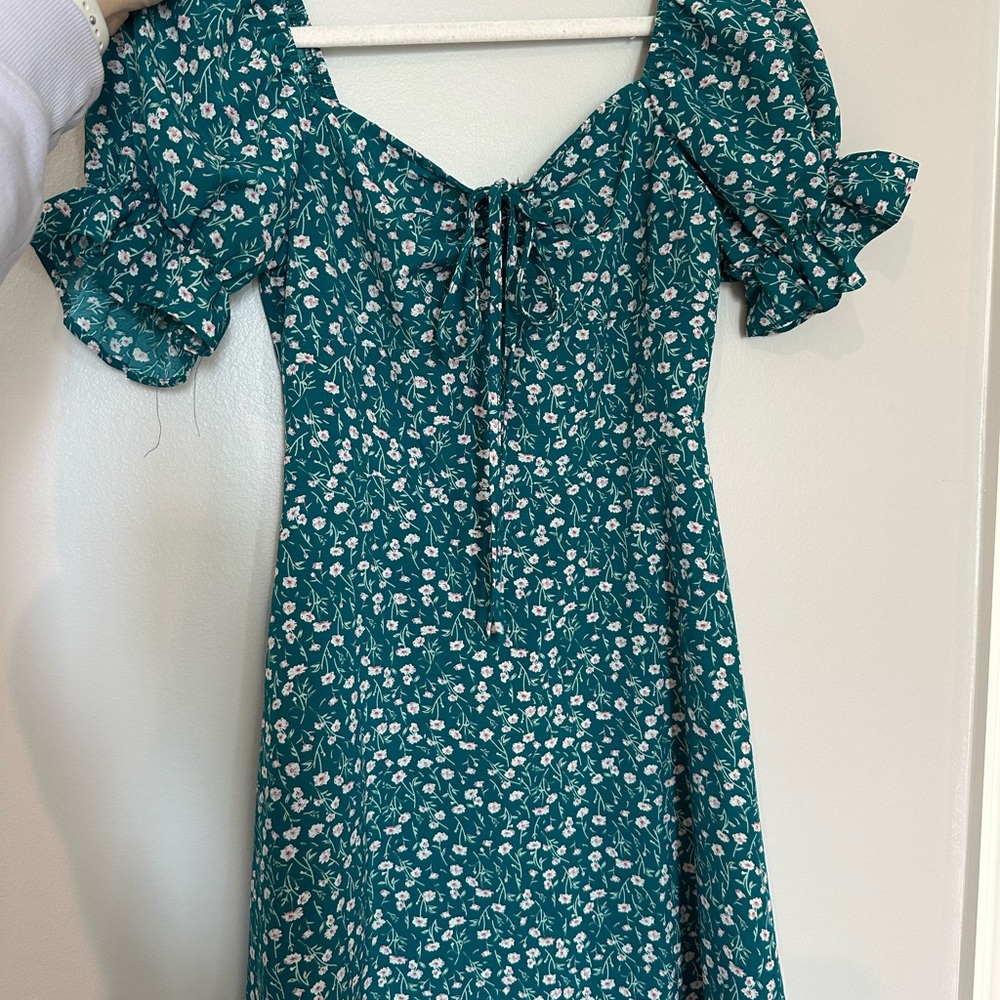 Floral Puff Sleeve Dress